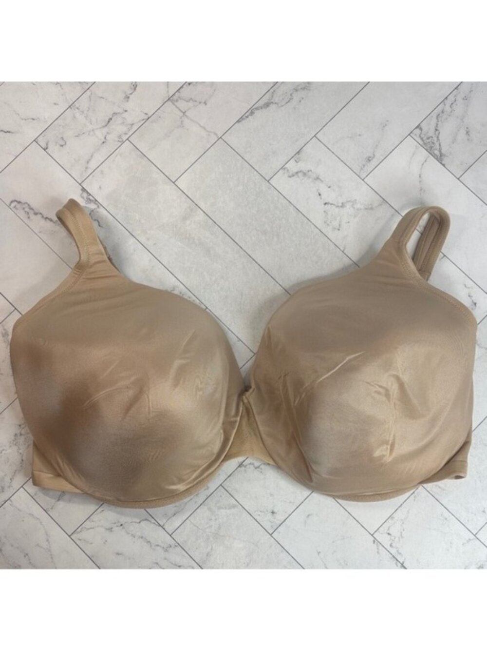 NWOT Cacique Lane Bryant Womans Bra Tan Smooth Full Coverage UNDERWIRE 44G